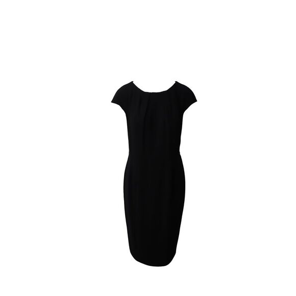 Max Mara Sheath Dress in Black Triacetate